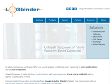 Tablet Screenshot of logbinder.com